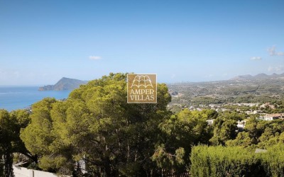 Villa im Mediterranen Stil in der Sierra von Altea mit Panoramablick